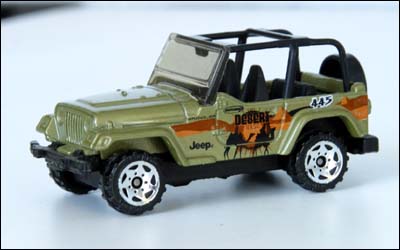 Matchbox 1998 Jeep Wrangler - No.63i