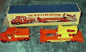 Matchbox Prime Mover and Caterpillar Tractor - No.K-8-A