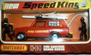 Matchbox Range Rover Fire Engine - No.K-64-