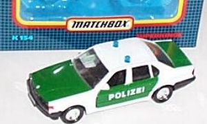 Matchbox BMW 750iL Police Car - No.K-154
